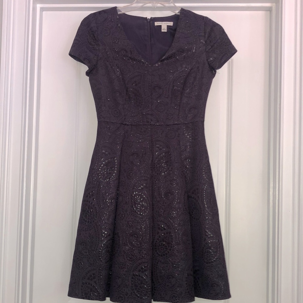 Jacquard Paisley Print Dress